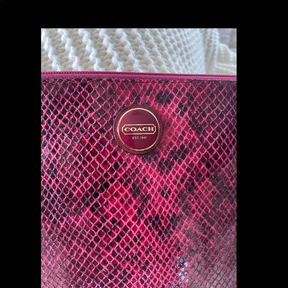 Coach - leather clutch - Picture 4 of 8